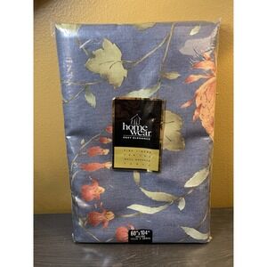 Home Wear Easy Elegance Fine Linens 60x104" Oblong Tablecloth NIP Asian Vine
